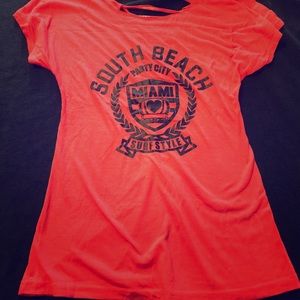 Orange beach top